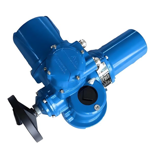 AC 110V/220V/380V DC24V Multi-turn Aluminum Alloy Electric Actuator Manual Wheel Switch Adjustment IP67 Protection 50-3500Nm