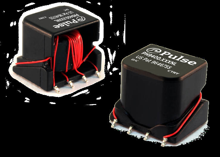 Robust gate drive transformer PULSE PH9400.233ANLT featuring reinforced insulation and patented design