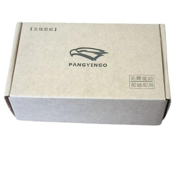 Corrugated  Mailer Box Computer Mouse Packaging Shipping Boxes With Fixed Insert Consumer Electronics Product Packaging Box