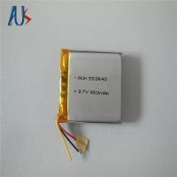 Luzes 3.7V 850mAh Custom Bateria LiPo 553640 Circuito de Proteção Integrado MSDS