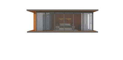 As casas feitas sob encomenda interiores de madeira móveis da casa pré-fabricada fazem isolamento sonoro casas bonitas da casa pré-fabricada