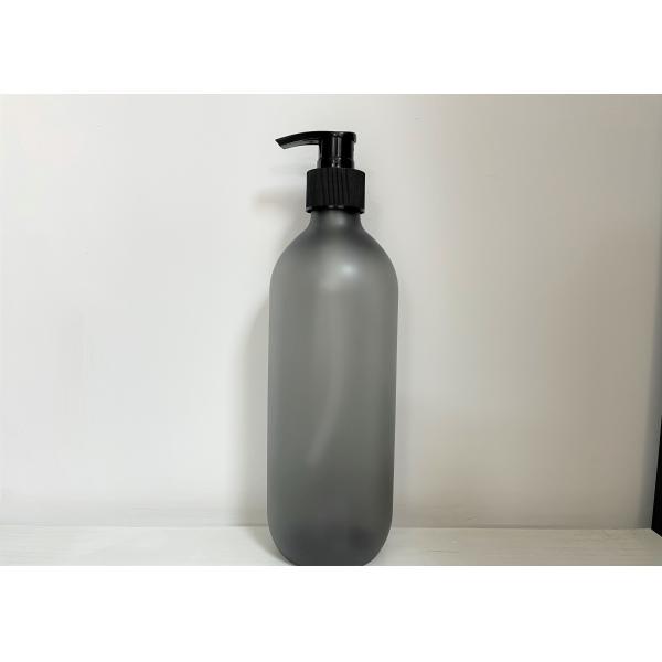 Серый цвет шампуня 450ml 550ml заморозил пластиковую бутылку с черным насосом