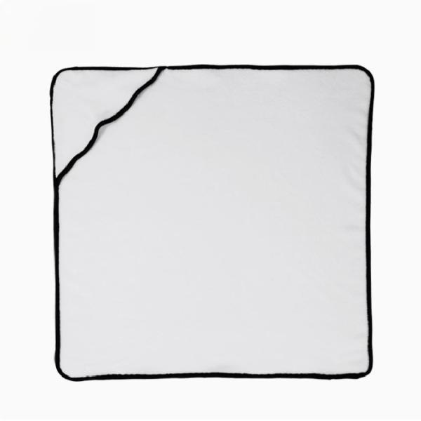 Custom 30x30 Inch blank Baby Toddler Hooded Towel Super Soft 100% Polyester Plush Sublimation Blanket For Children Reusable