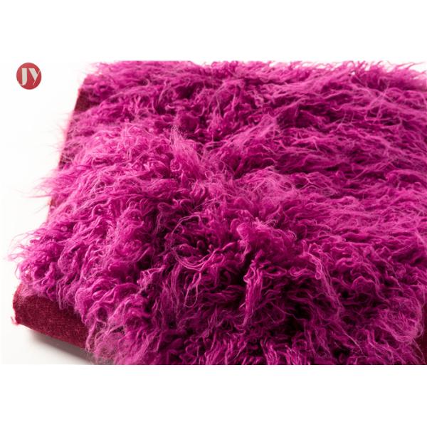 Toys Mongolian Fur Fabric , Upholstery Super Luxury Faux Fur Fabric Hometextile
