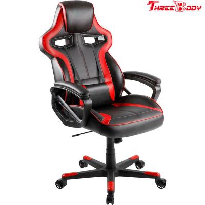 High Density Foam Red And Black Gaming Chair , Durable Racing Seat Office Chair
