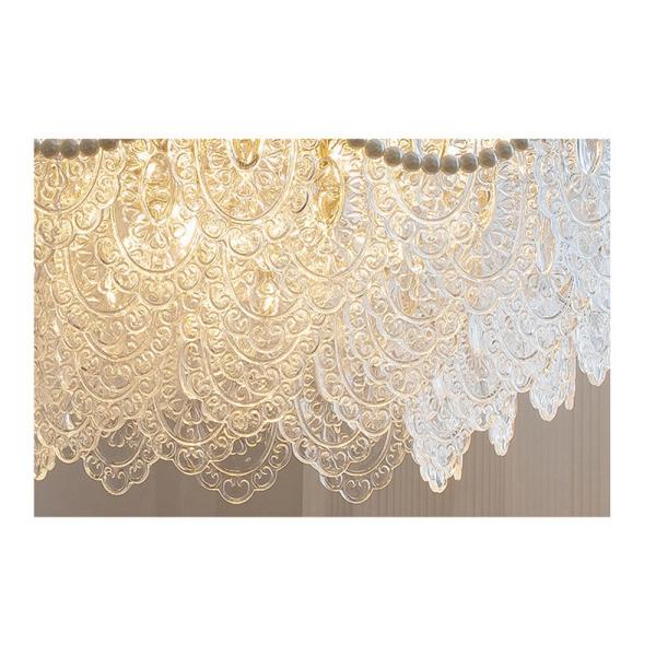 Luxury Villa Living Room Chandelier Glass Lampshade Fancy Chandelier(WH-CY-246)