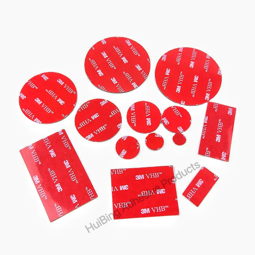 3M™ VHB™ 5952 Die‑Cut Double Sided Foam Tape - 1.1mm Black Acrylic Waterproof Double-Sided Tape