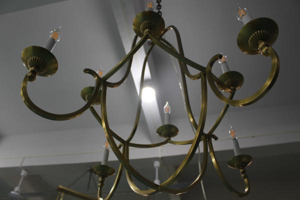 Contemporary Ceiling Mount Golden Crystal Chandelier for Living Room Bedroom Hotel