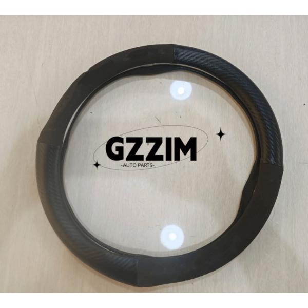 Customizable 3D Embossed PU Leather Steering Wheel Cover O Type D Type Design for Toyota Luxury Custom Logo