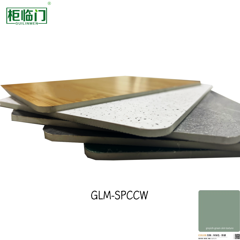 Waterproof SPC Crystal Wall Panel Stain Resistant Dirt Repellent SPC Sheet