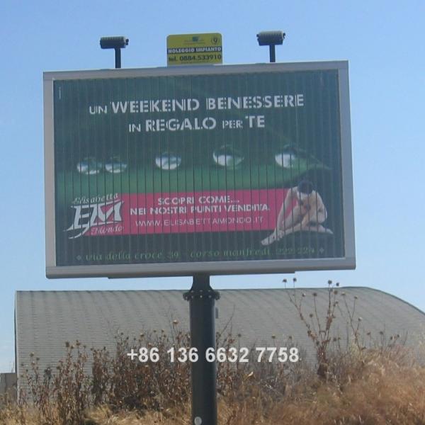 billboard manufacturer three faces rotating panel billboard