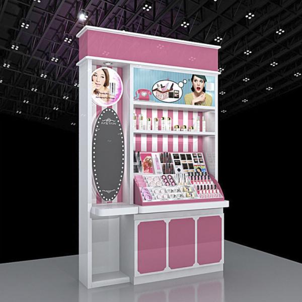 Double-sided Light Duty Cosmetic Store Display Shelves for Shop Counter Design