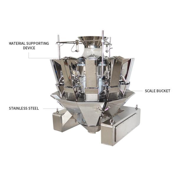 10 Heads Fully Automatic Nut Food Multi Head Combination Weigher Machine