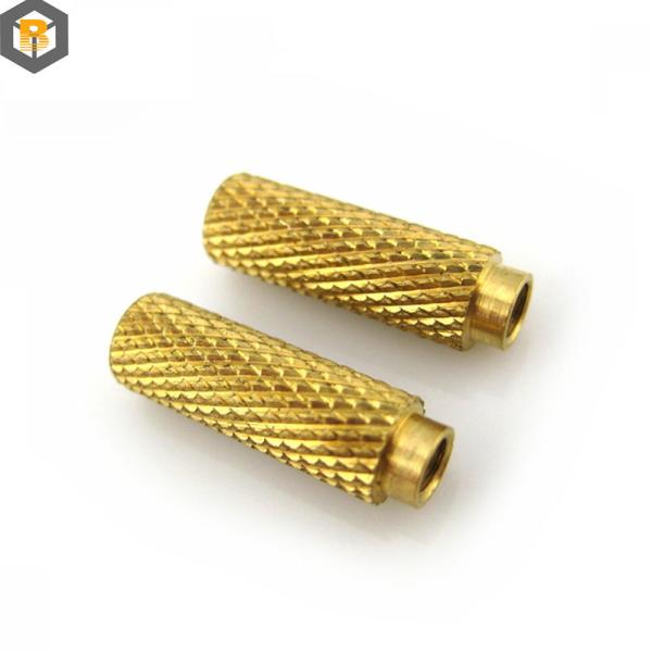 Alloy Threaded Insert Nuts Brass CNC Turning Part Micro Machining 0.002-0.01mm Spare Part