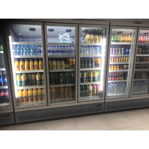 Restaurant Bar Beverage Upright Glass Door Freezer Three Door