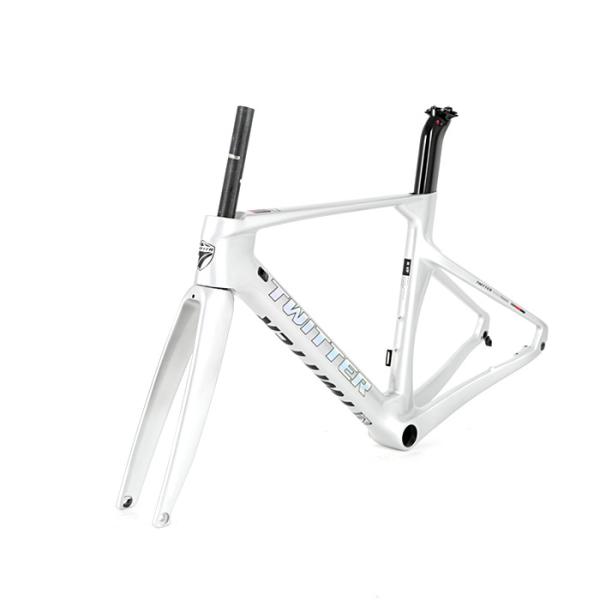 Aero Design Carbon Road Bike Frame , 50cm Road Bike Frame Inner Cables