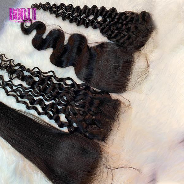 HD Human Hair 4*4 Lace Closure Body Wave Swiss Lace Closure 16-22 Inch