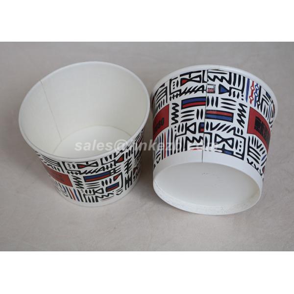 Personalized Ice Cream Paper Cups / Paper Frozen Yogurt Cups Double PE