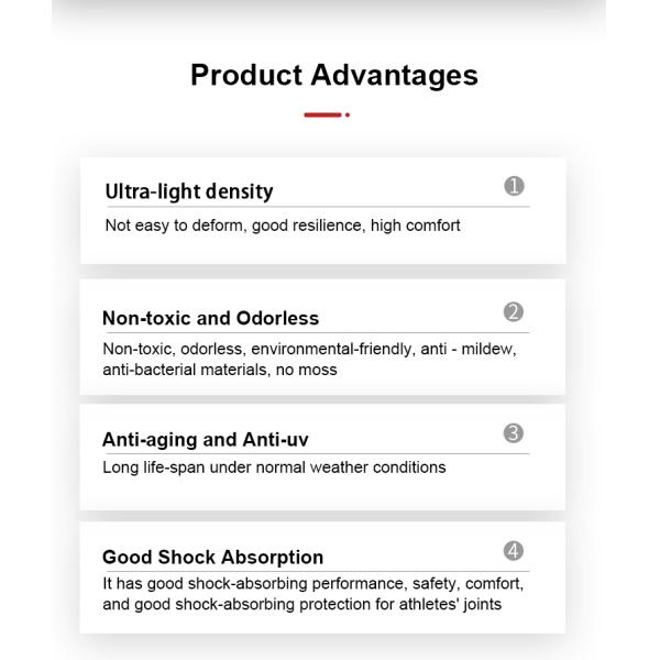 Нетоксичные частицы для наполнения искусственной травы EPDM практичные для теннисных кортов