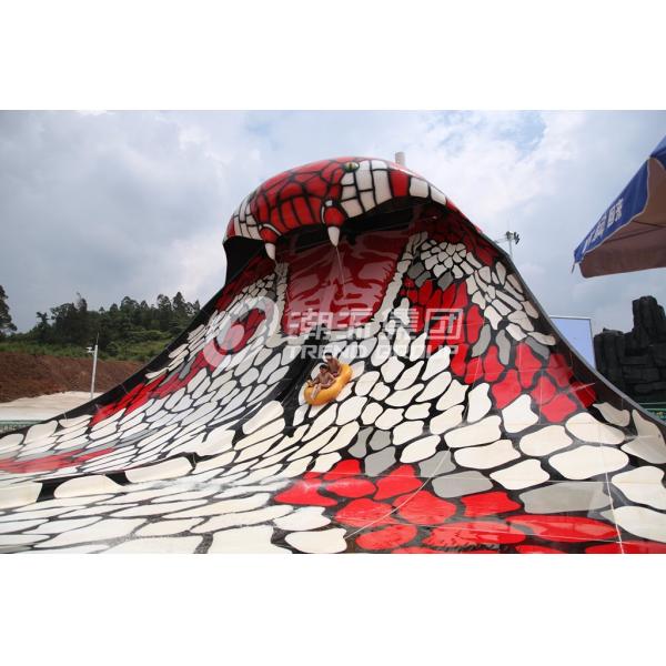 скольжение короля кобры железного каркаса углерода бассейна стеклоткани длины 112м гальванизированное скольжениями для аквапарк