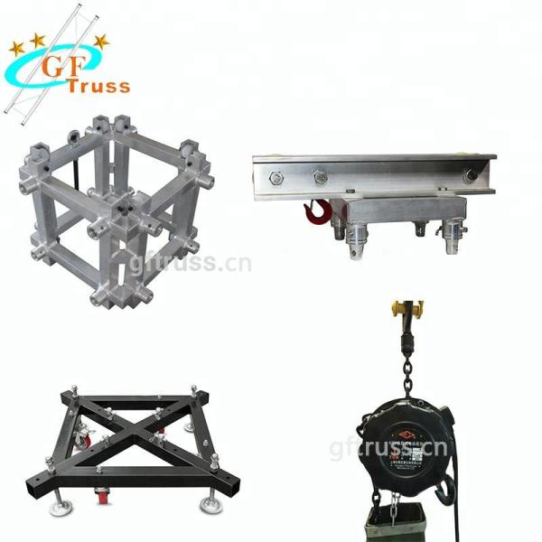 Concert Stage Bolt Aluminum Lighting Truss Safety Span 50*3mm Main Tube