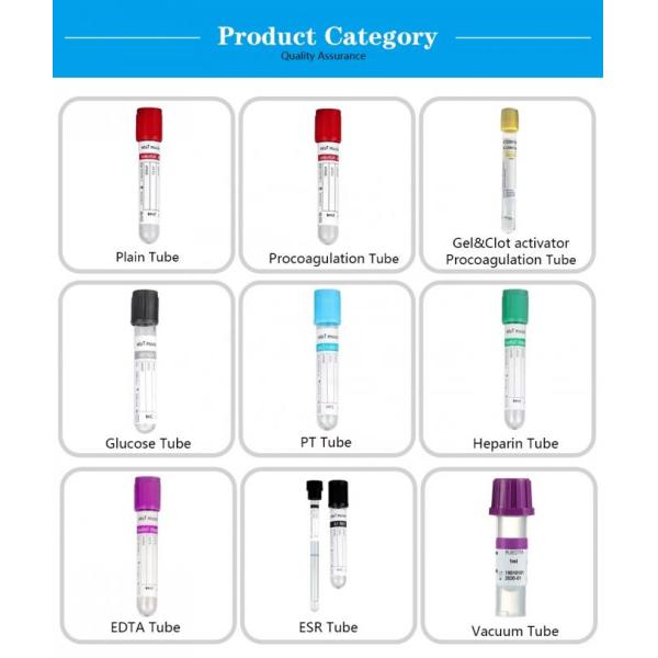 Устранимый тип ЛЮБИМЕЦ трубки геля трубки системы собрания крови вакуума & активатора сгустка крови