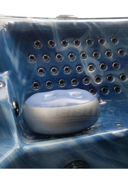 Almofada com copo da sução, almofada traseira de Seat do impulsionador dos termas dos termas do banho do apoio, sução durável confortável Seat para a banheira de hidromassagem