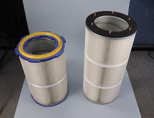 Industrial Customized 250x150 Cartridge Air Filter Element Cotton and Fiberglass Material for Dust Collection