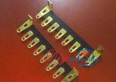 8 Pins Tube AMP Board Eco Friendly Bakelite Material Terminal Turret Board
