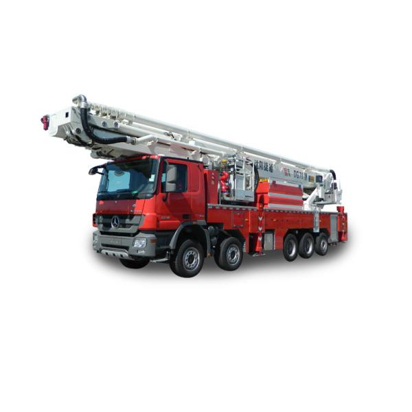Shanghai Jindun Aerial Hydraulic Platform Fire Truck , 70m Height