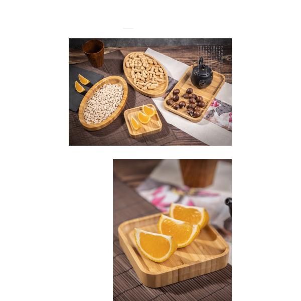Rectangular Japanese Wooden Tray Ideal for Serving Tea Water Cups and End Plates
