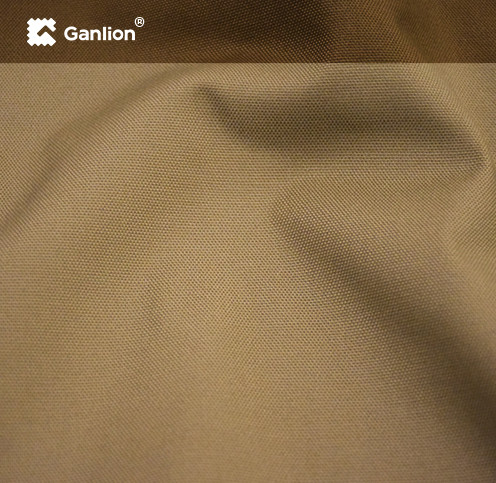Tan Cotton Poly Spandex Stretched Workwear Fabric Anti Pilling