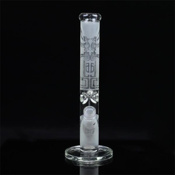 12inch Clear Straight Tube / Borosilicate Percolator Ice Bong