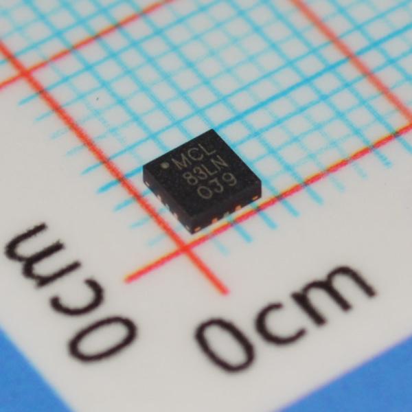 PMA3-83LN 8.3GHz Low-Noise Amplifier 18dB Gain 2.2dB NF 3.3V Supply 50Ω Matched SMT-4 -40°C to +85°C 5G/WiFi-6E Ready