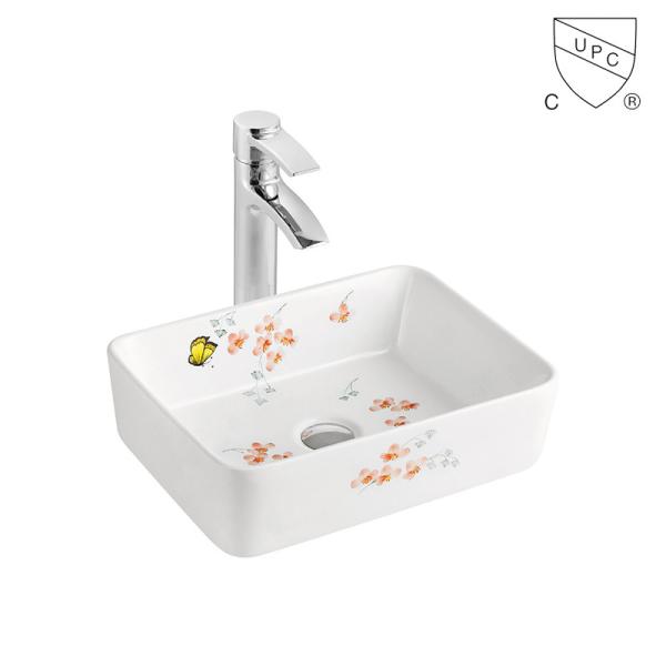 Красный коммерчески раковины Bathroom столешницы общего назначения керамический и черный таз мытья