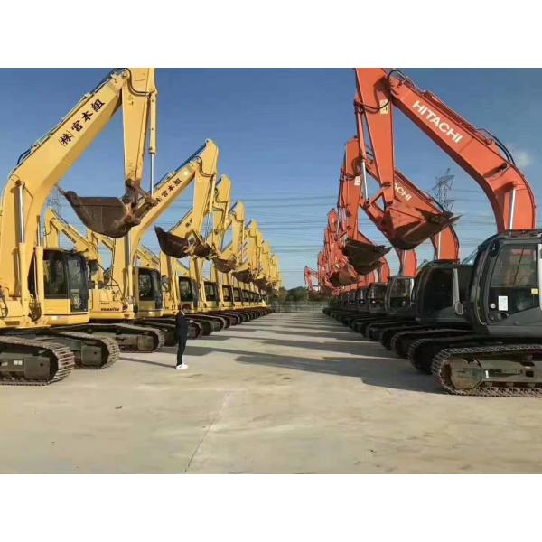 Direct Injection Engine PC220-6 Used Komatsu Excavator