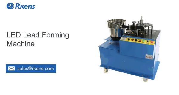 Radial LED Lead Pre-Forming Machine With LED Polarity Detection Feature