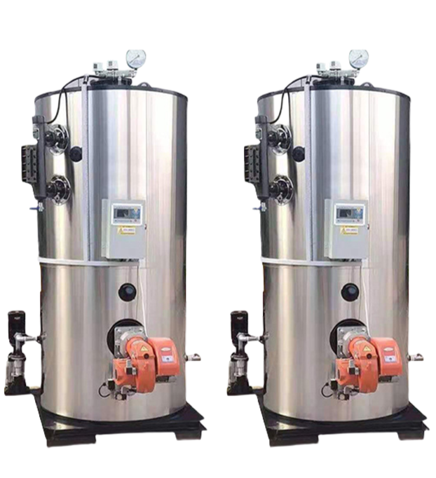 200kg/H Vertical Natural Gas LPG Fire Tube Steam Boiler Stainless Steel Shell
