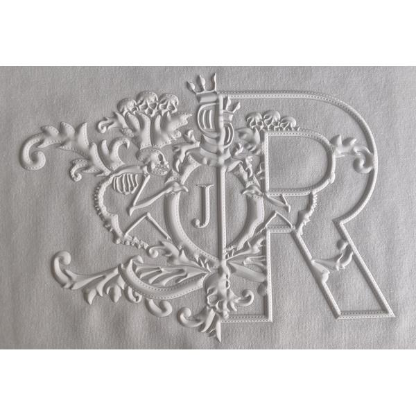 Impresión en pantalla Estampilla de tinta en relieve Impresora de telas de silicona