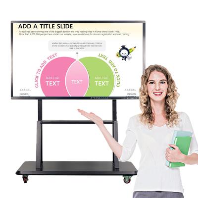 58 type interactif d'OS d'Android de tableau blanc de conseil futé avec l'affichage à LED
