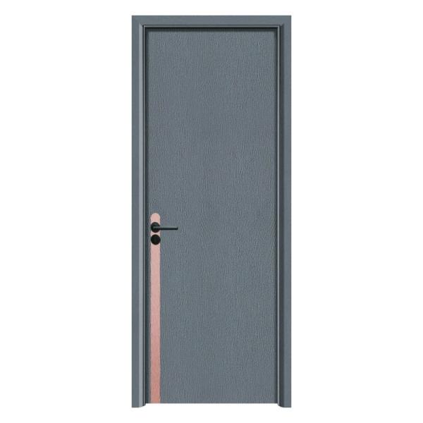 Formaldehyde-free Low Maintenance Modern Design WPC Hollow Door for Interior Use