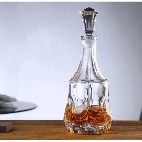 Настройка логотипа стеклянный декантер крышка для напитка XO стеклянная бутылка питьевая бутылка