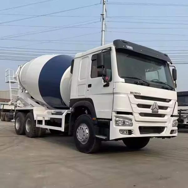 Second Hand HOWO 340HP 2-25cbms 9630*2500*3998mm 16650kg Cement Concrete Mixer Truck