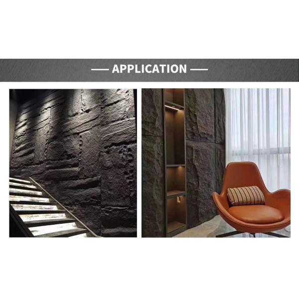 Горячая продажа искусственный ПУ культурный камень для внешнего декорации фальшивые кожаные стены панели светлый камень