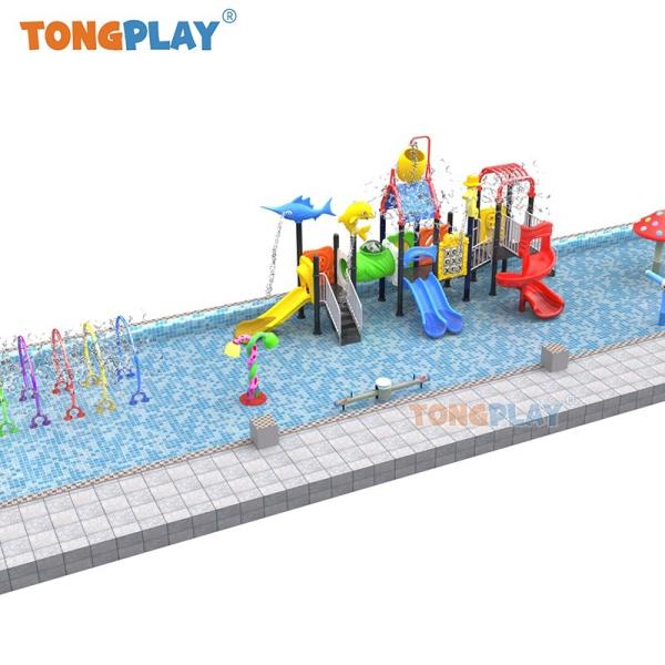 Tong Play Outdoor Children's Play Pool Plastic Slide Summer Vacation Pool Park Equipment Adult Waterslide