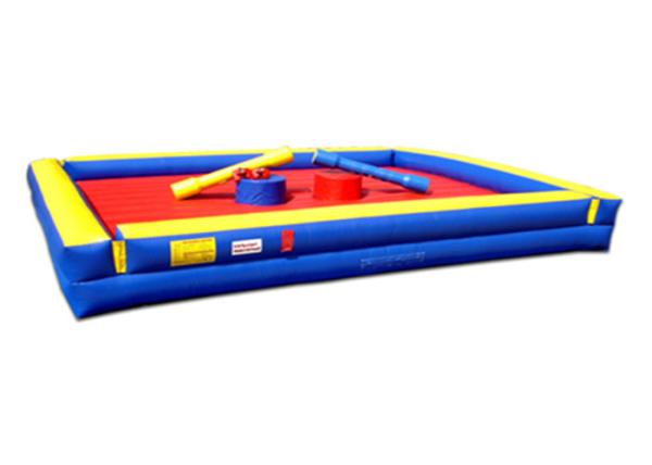 Arena esportiva inflável comercial, esportes - gladiador temático da casa do salto que Jousting