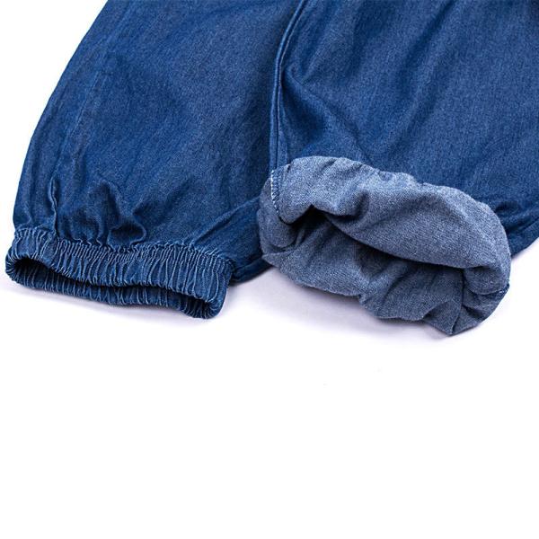 10% полиэстер 90% хлопок брюк джинсовой ткани мальчика Windproof плиссированные 0.7M до 1.2M