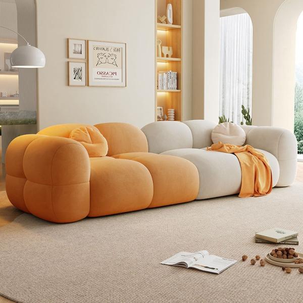 Bedroom Loveat Couch Sofa Fabric Sectional Style Small Futon Sleeper 3 Seater for Living Room