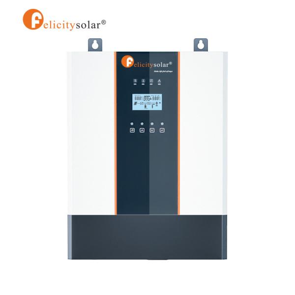 Felicity High Frequency 24V 5KVA 3KW IVEM3024 IVEM5048 Hybrid Inverter For Solar Power System
