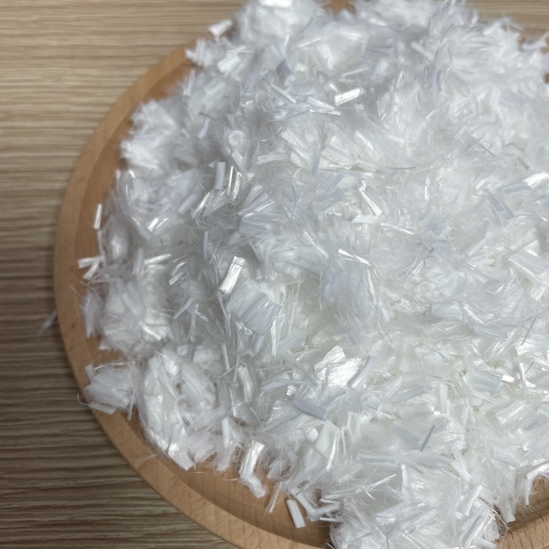 For Asphalt & Construction  Filtration Road Construction  High Strength Reinforcement 4D*6MM Fiber Polyester Chopped Staple Fiber